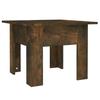 Coffee Table Smoked Oak 55x55x42 cm Wood Based Material