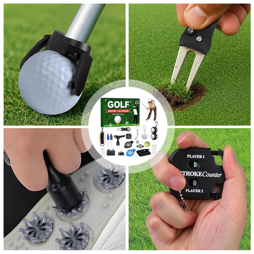 

Xmas Golfs Advents Calendar For Men Portable Golfs Tool Kits For Golfs Enthusiast China Mainland