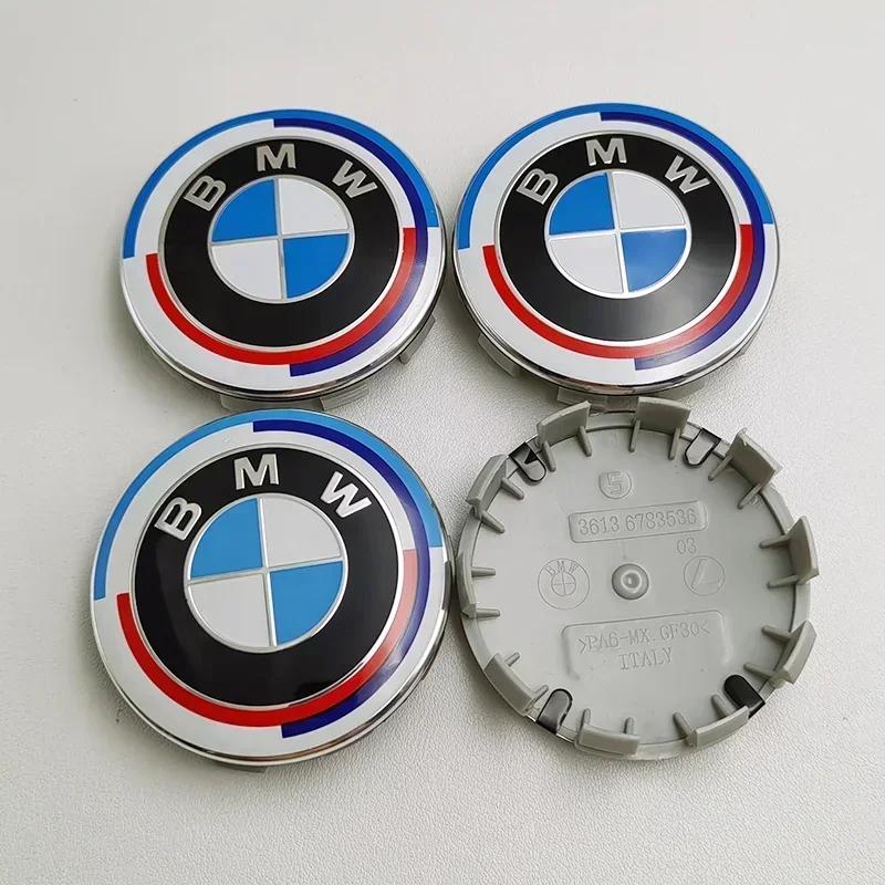 4pcs 68mm 56mm Car Cover Wheel Hub Center Caps Badge Logo Emblem For BMW M X1 X3 X5 X6 X7 1 3 4 5 6 7 Series E36 E39 E46 E60 E90