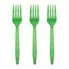 Disposable Plastic Gold Colored Birthday Party Fork