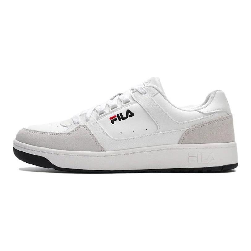 Fila Targa Round Shield Comfortable Low-Top Lifestyle Sneakers Men Sneakers White F12M342208FBW