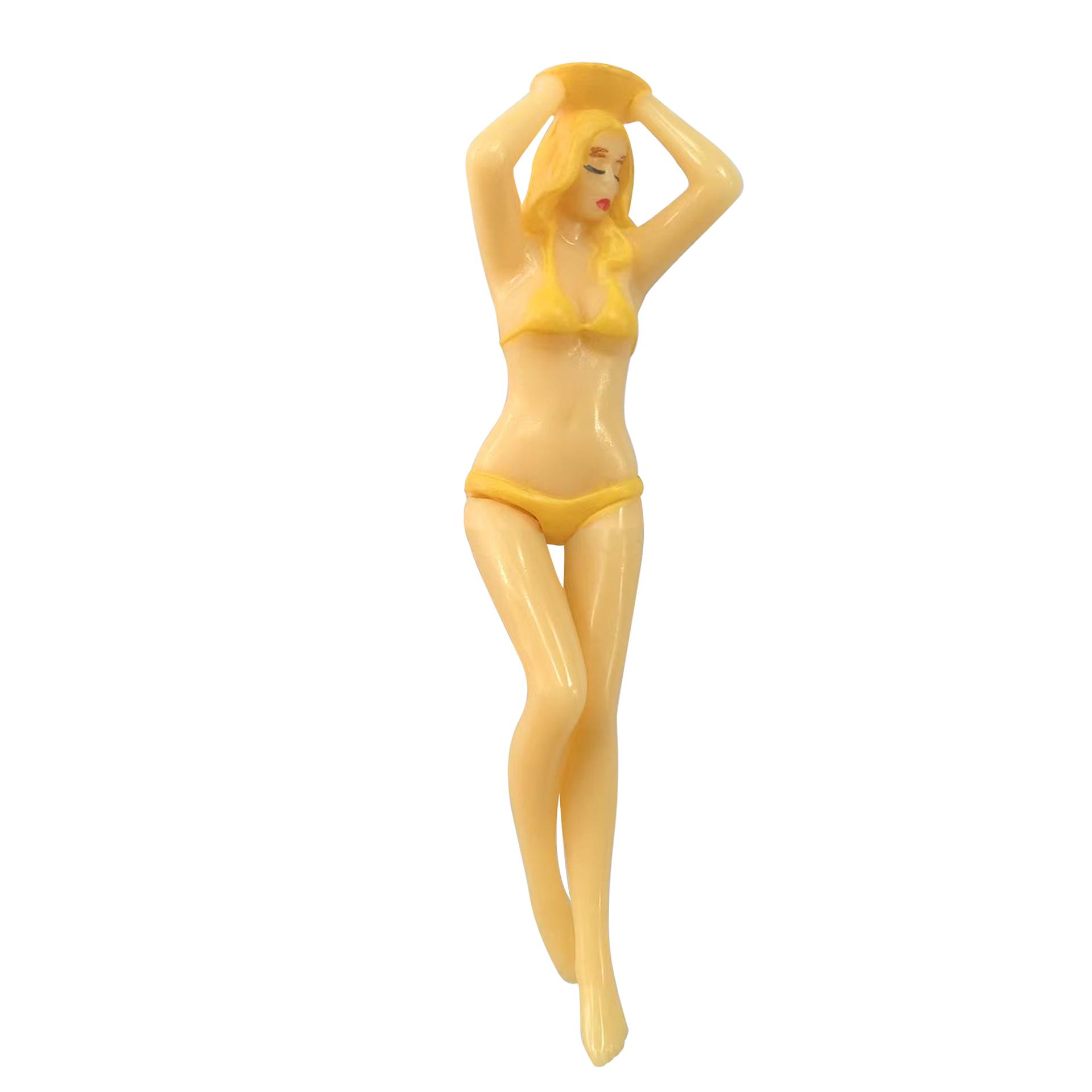 

Bikini Beauty Golf Ball Holder Stand – Personalized Figure Model жёлтый