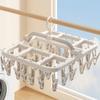 Windproof Socks Drying Clips Plastic Hanging Underwear Clips Balcony Drying Hanger  Laundry Room