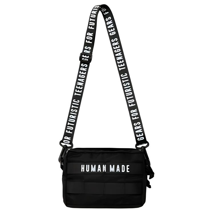 New HUMAN MADE Shoulder Bags Black HM23GD005
