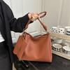Large Capacity Shoulder Bags for Women Winter Designer Trend Bucket Composite Bag PU Leather Female Commute Handbags CLE
