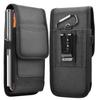 1 funda universal de nailon Oxford para teléfono con clip para cinturón, riñonera para teléfono de 3,5 a 6,3 pulgadas