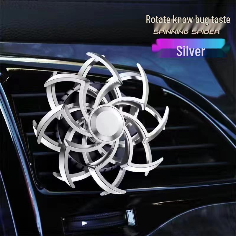 Spider Snowflake Car Vent Air Freshener - Long-lasting Light Scent Aroma Balm Odor Eliminator