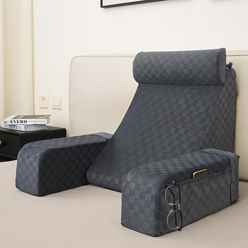 

Качественная Треугольная Подушка для Кровати Стул Прикроватный Поясничная Опора Спинка Стула Ленивый Офисный Стул Подушка для Чтения в Гостиной Домашний Декор 42x40x48cm