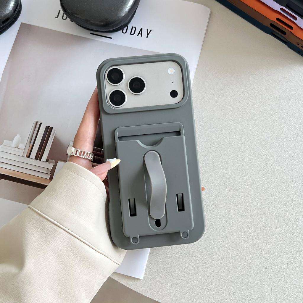Applicable To iPhone17ProMax Colorful Card Case, Mobile Phone Case, Apple 16Pro Card 15 Anti-drop 14 Protective Case.