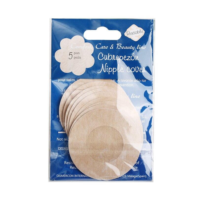 FINETOO 5 Paare/los Brust Blütenblätter Sommer Reusable Unsichtbare Selbst Adhesive Aufkleber Abdeckung Bh Herz Blume Intimates Zubehör