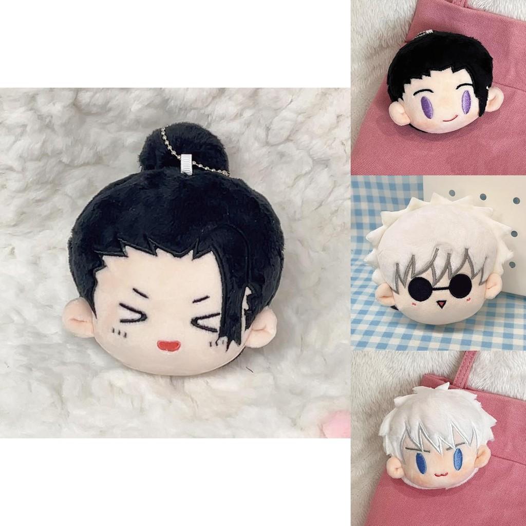 Anime Jujutsu Kaisen Merchandise Gojo Satoru Itadori Yuji Big Head Doll Plush