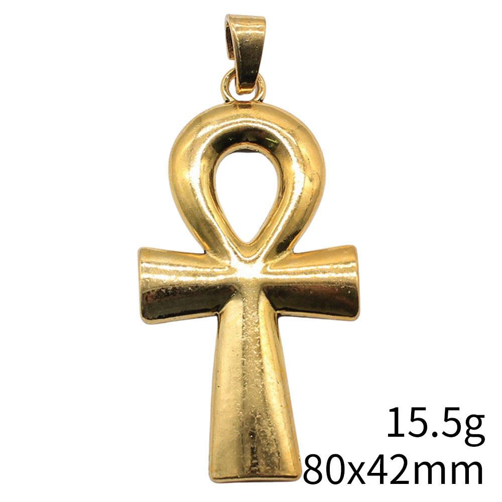 New Year's Day Charm Bracelet Italian Ankh Cross Charms Pendant Audience Chain Pendant