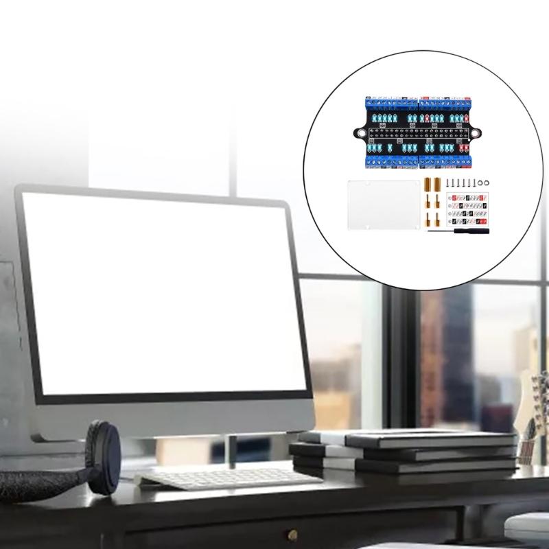 For   Terminal Block  Board with LED - Easy Wiring and GPIO Status Ing