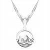 Silver Necklace Mountains Tatra Mountain With Mountains Tatra 925 Silver
