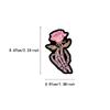50 Creative Black Pink Gothic Retro Stickers for Phone Cases and DIY Decorations