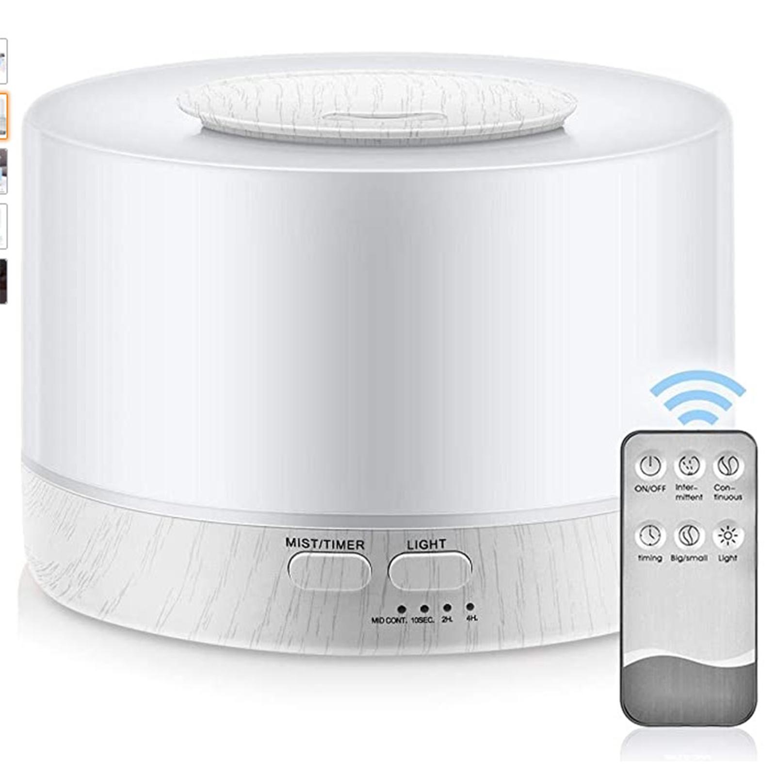 

Ароматерапевтический аппарат для дома мини 500 мл700 мл цветной диффузор ультразвуковой увлажнитель воздуха с эфирным маслом remove contorl + EU против вспышки белого