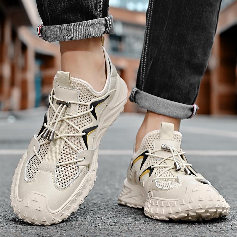 Chaussures Respirantes pour Hommes Tendance Chaussures Décontractées Confortables Chaussures d'Extérieur pour Hommes Baskets Mocassins Chaussures Plates pour Hommes