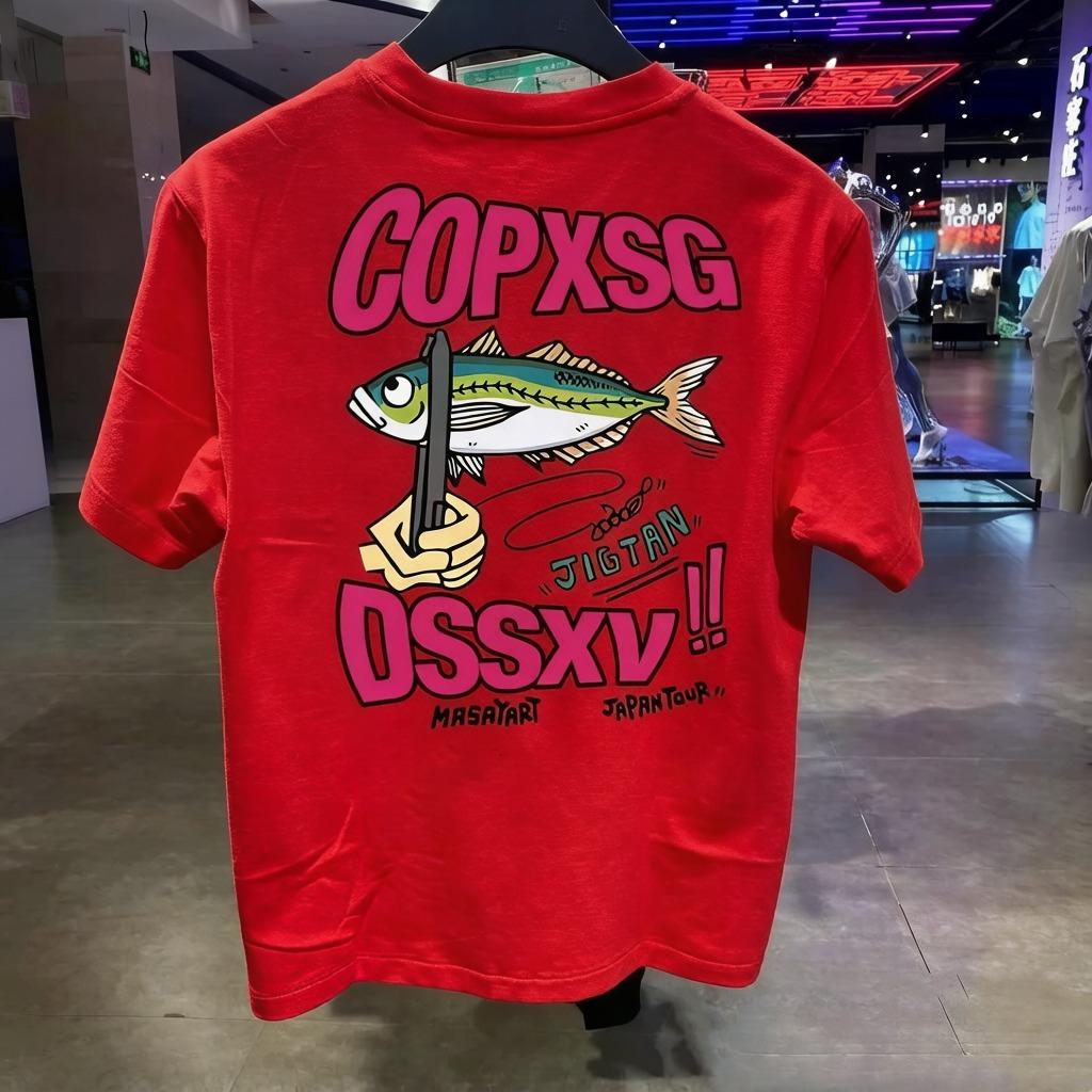 

Loose Unisexs Cotton TShirt Short Sleeve Printed Comfortable Fashionable Summer Cool Style Animal Pattern MidLength Sleeve S