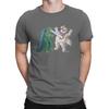 Kaiju With A Sweet Tooth T-Shirts for Men Attack Of The Marshmallow Unique Cotton Collar Short Sleeve T Shirt Graphic Printed