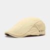 Korean Style Hat British Style Men'S Solid Color Peaked Cap Women'S Painter Beret Spring And Summer Trend