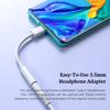 Xiaomi Type C To 3.5mm Jack Audio Adapter Lighting To 3.5 Headphone Aux Cable For IOS iPhone 17 16 15 14 Samsung Connector Accessories