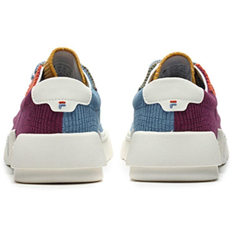 FILA Fusion Corduroy Fashion Trend Versatile Skate Shoes Men sneaker Purple T12M218204FQD