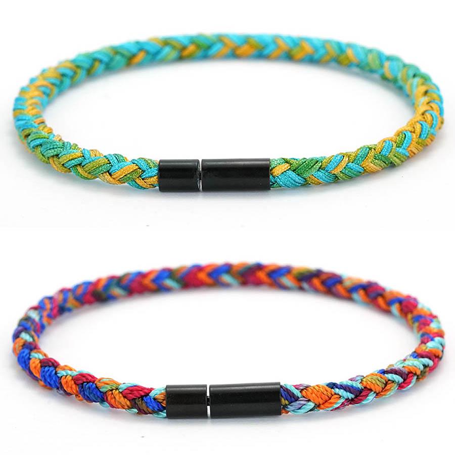 High Quality Ethnic Rope Bracelet Man Women 5 Colors Handmade Weaven Thread Braslet Bangle Pulsera Macrame Friendship Jewelry