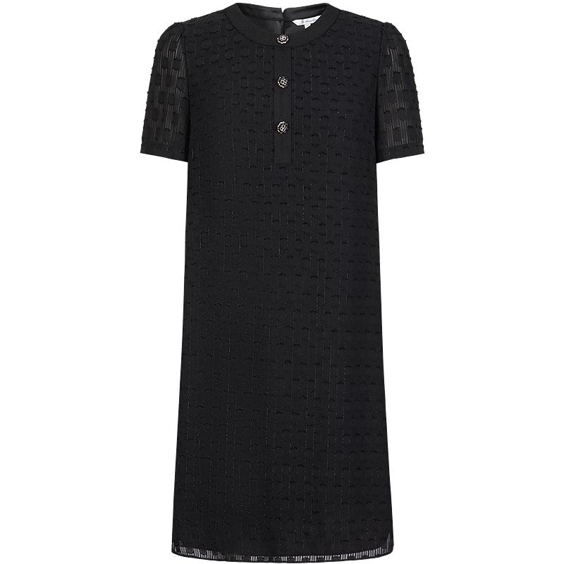 

JUZI AnnaCoco Elegant Shimmer Jacquard Dress S