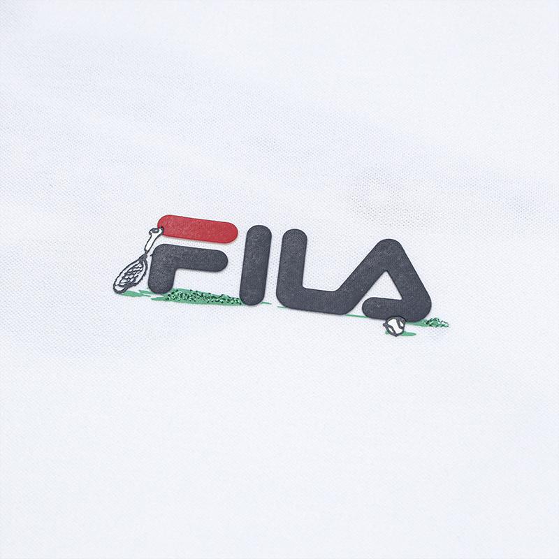 FILA Tennis Fun Simple Versatile Short Sleeve T-Shirt Men tops A11M633134FWT
