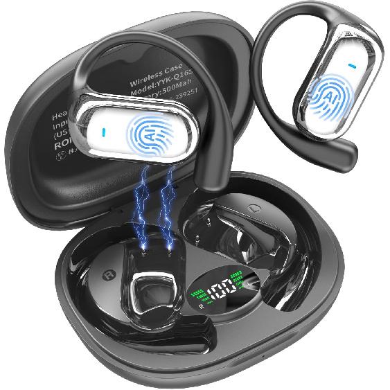 AI Translation Earbuds Real Time,188 Language Translator Earbuds,Bluetooth 6.1 Audifonos Traductores Inglés Español,OWS 4-in-1 Translation