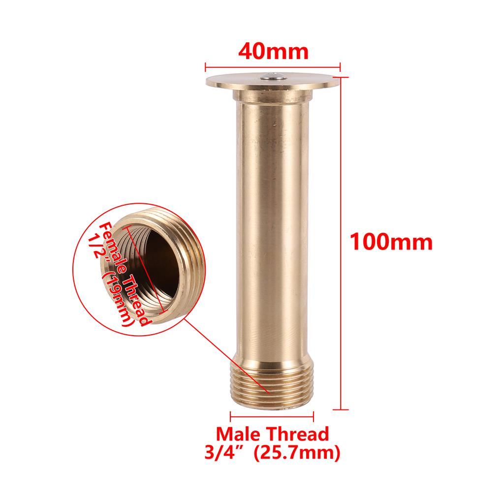 1/2" Female 3/4" Male Fountain Nozzle Stainless Steel Brass Mushroom Decorative Pond and Lake Aerator Outdoor Fountain