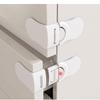 Baby Safety Drawer Lock Anti-Pinching Hand Cabinet Drawer Locks Plastic White Safety Buckle for Children Kids Protection Fuse Holders1