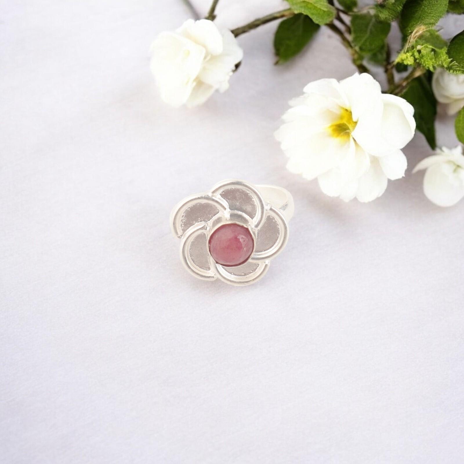 

Black Rhodonite Gemstone Ring 925 Sterling Silver Handmade Jewelry Healing Ring RR-51-26 13