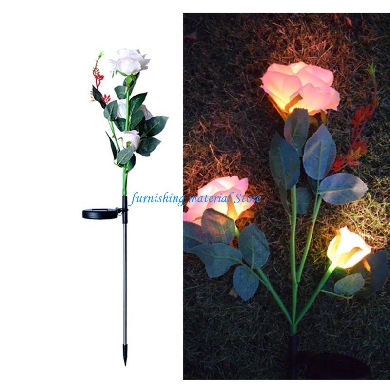 Y5GD Solar Outdoor Garden Lights 1 PC Waterproof LED Flower Stake Lights Solar Lights