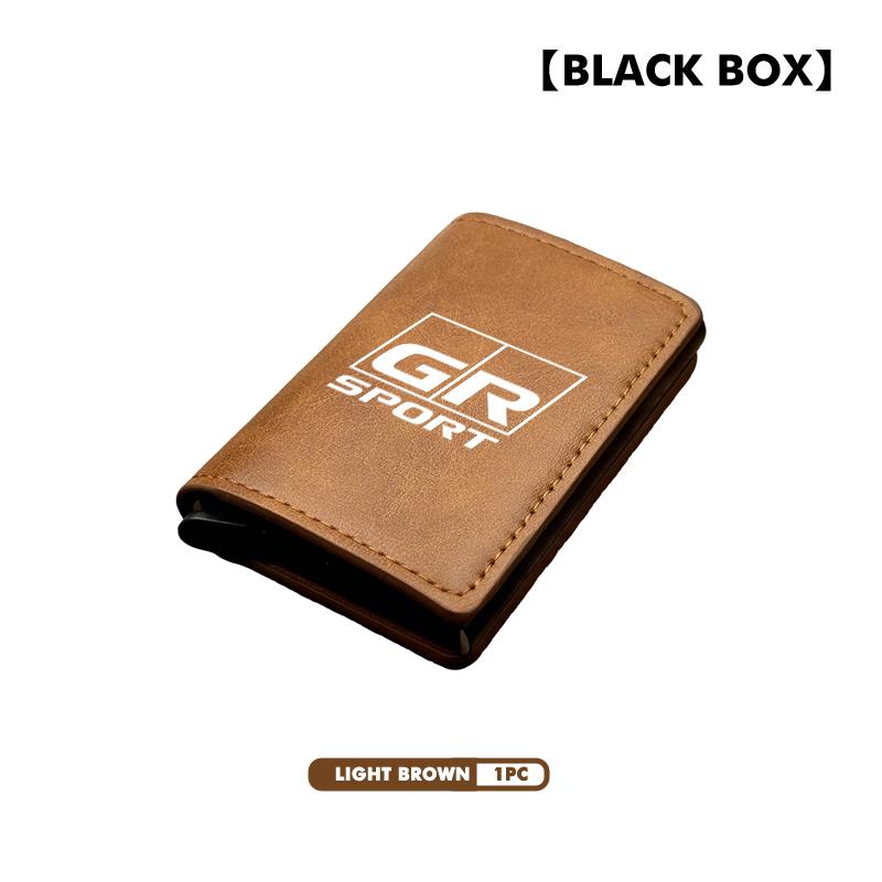 For Toyota Men's Car Anti Magnetic Anti Theft Storage Bag ID Credit Card Wallet Crown Yaris Corolla Prius Auris CHR Avalon GR