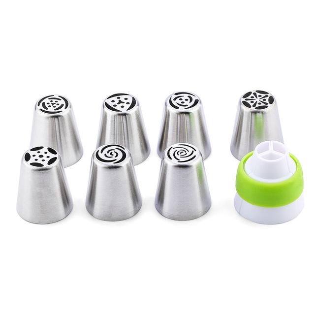 304 Stainless Steel Russian Piping Tips Set for Cookie and Dessert Baking