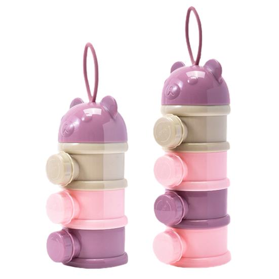 Milk Powder Storage Box Portable Multi-layer Feeding Box Food Storage Container for Infant