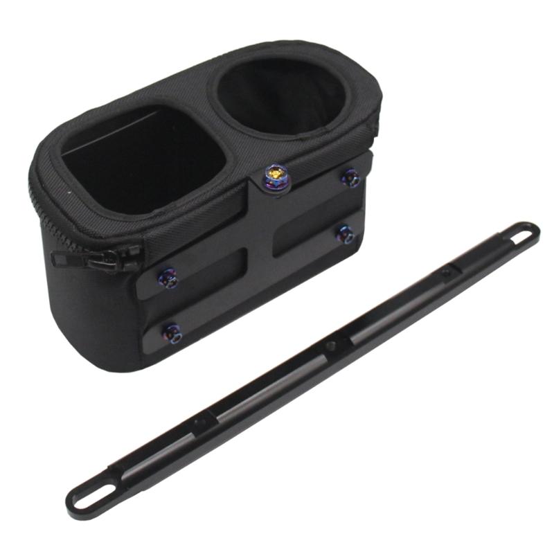 Motorcycle Cup Holder, Oxford Fabric Motorcycle Drink Holder,Universal Water Bottle Holder for Motorcycle, ATV/UTV