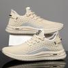 Men's Summer Fly Knit Sports Casual Shoes, Hollow Out Breathable Mesh Running Sneakers, Versatile Athletic Footwear for Men