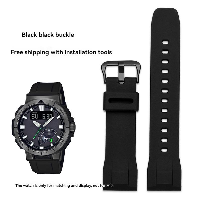 Pro řadu Casio PROTREK PRW-60/61/70Y/50/30 outdoorové sporty horolezectví silikonový nylonový řemínek k hodinkám pánské modifikované příslušenství