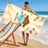 Hey Duggee Print Beach Towel, Large Soft Quick Dry Towel for Beach Camping Swimming