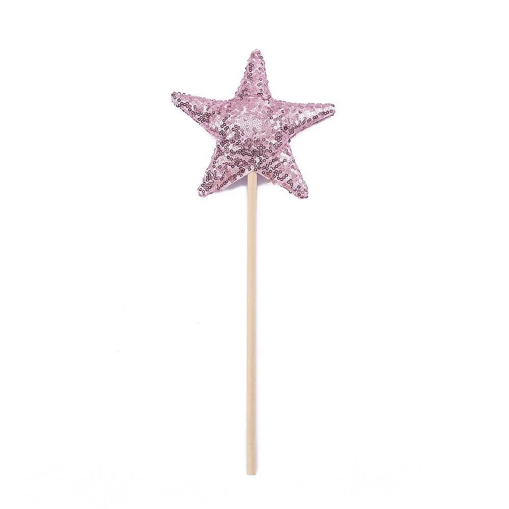 Glitter Design Party Headwear Fairy Stick Style Star Fairy Stick  Birthday Celebration