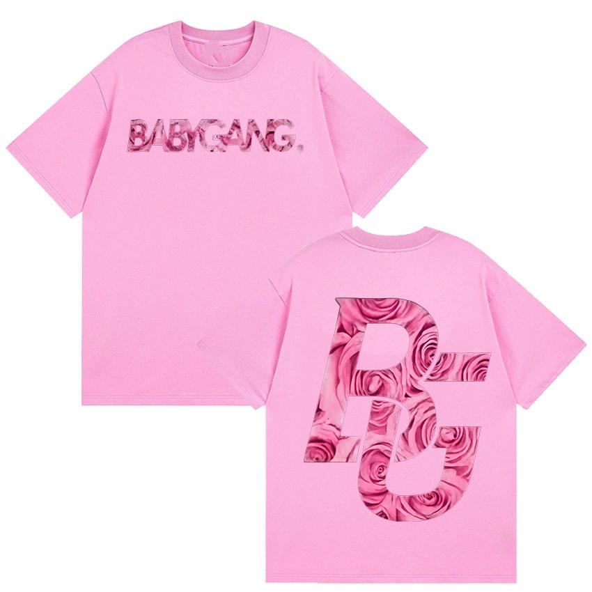 Rapper Baby Gang Album Tour Logo 2025 T Shirt Men Women Vintage High Quality Cotton T-shirt Casual Oversized T-shirt Streetwear