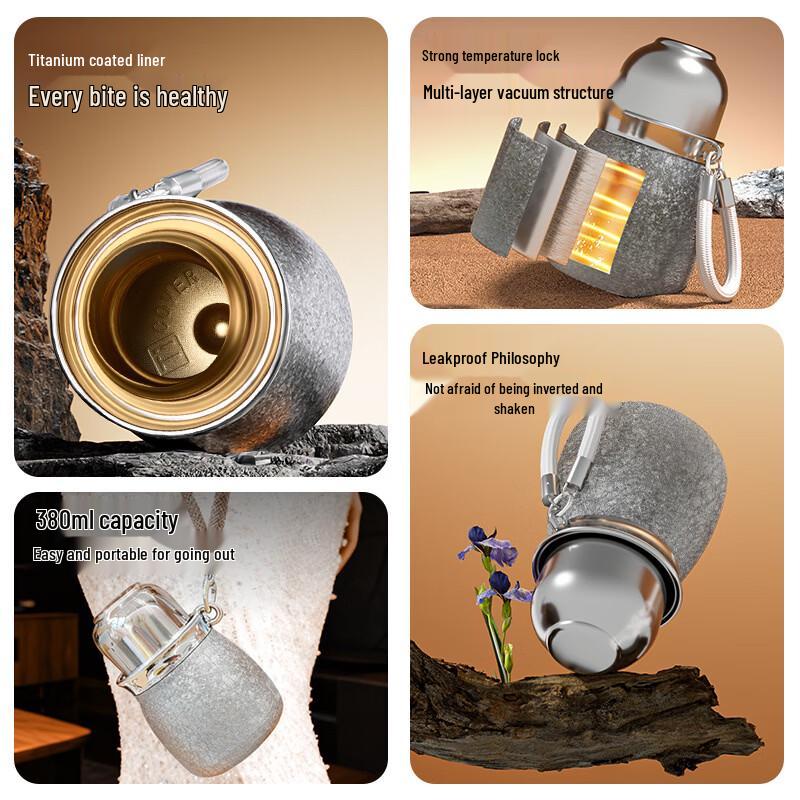 OLOEY 3-in-1 Insulated Water Bottle