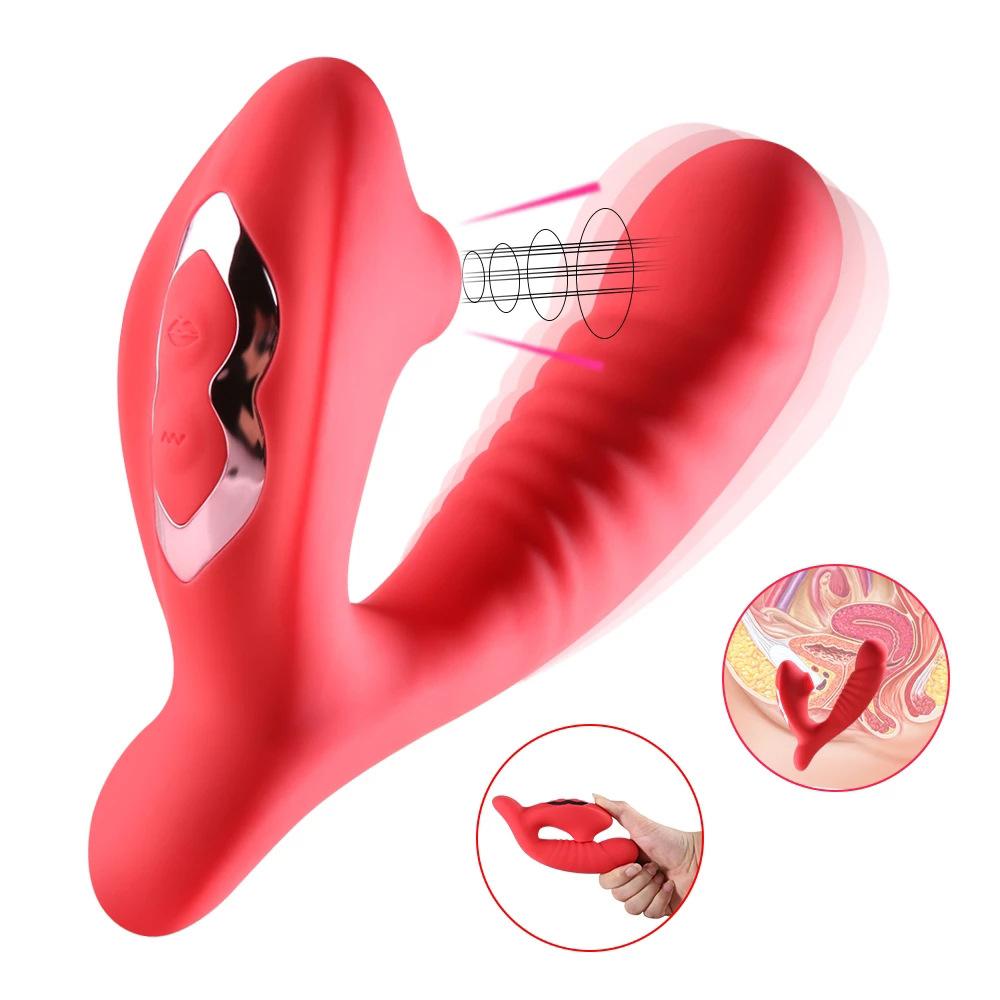 Vibrateurs de succion vaginale en Silicone, 10 vitesses, sexe Oral, ventouse de Clitoris, stimulateur de Clitoris, jouets sexuels pour femme, Masturbation