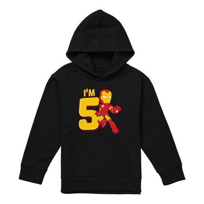 Childrens/Kids Iron Man 5th Birthday Hoodie