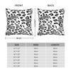 Leopard Print Star Pattern Pillow Case Retro Trendy Pillow Cover Square Pillowcases For Chair Sofa Home Decor