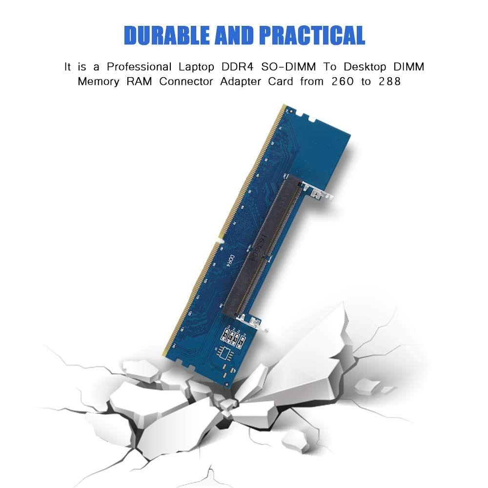 DDR4 Memory Laptop to Desktop Card 1.5V Memory RAM Converter Memory Test Protection Card