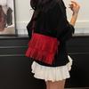 New Matte Fringed Niche Design Sense Trendy Casual Retro Versatile Shoulder Messenger Bag
