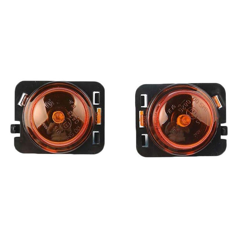 Powerful Side Front Fender Light Halogen Marker Position Turn Signal Light For Jeep Wrangler JK 07-17 55077894AD 55077895AD